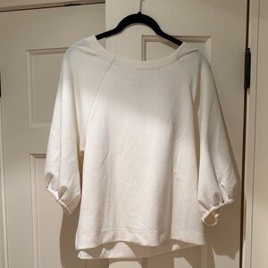 Anthropologie white sweater